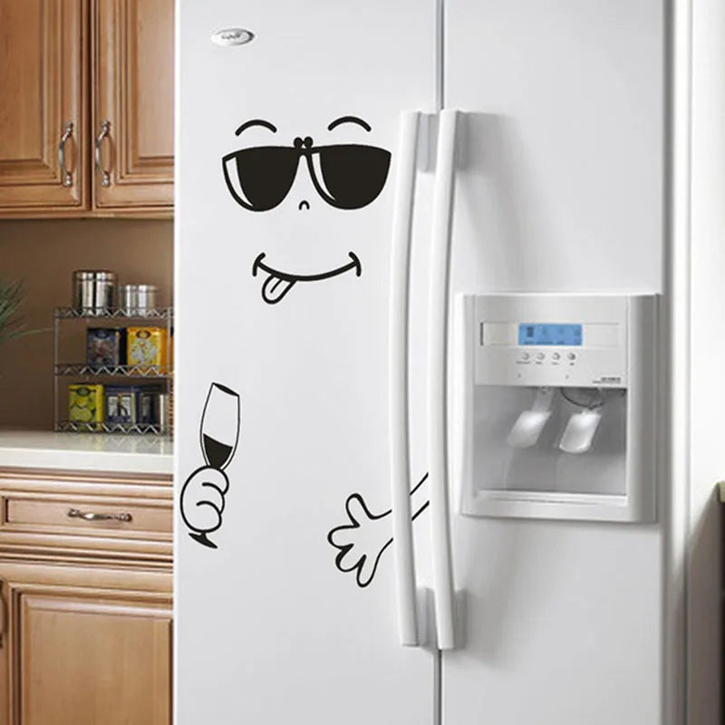 Cheerful Smiley Face Wall Stickers: Fun DIY Kid Home Decoration