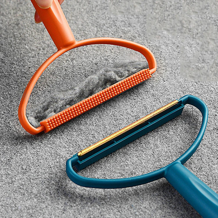 Double-Side Lint Remover: Portable Pet Hair and Fabric Brush