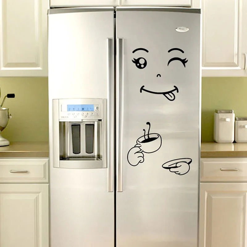 Cheerful Smiley Face Wall Stickers: Fun DIY Kid Home Decoration