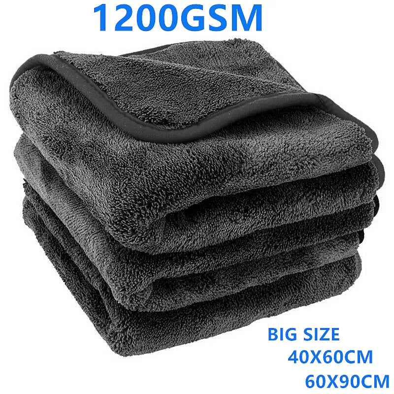 Car Wash Microfiber Towel: Plush Cleaning and Drying Cloth