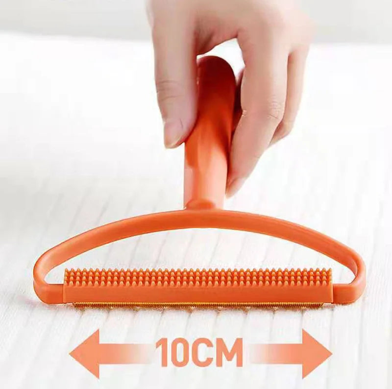 Double-Side Lint Remover: Portable Pet Hair and Fabric Brush