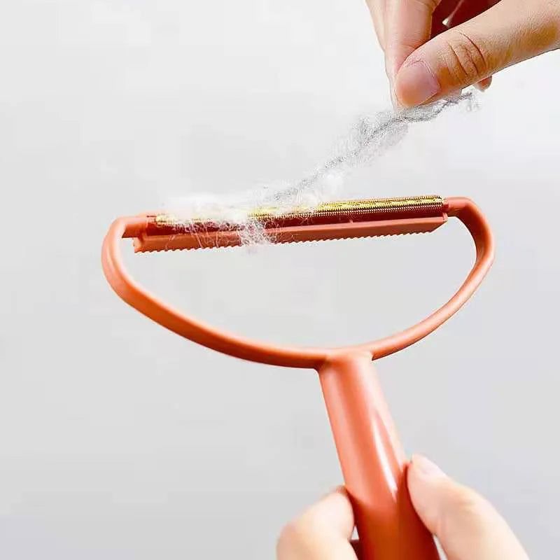 Double-Side Lint Remover: Portable Pet Hair and Fabric Brush