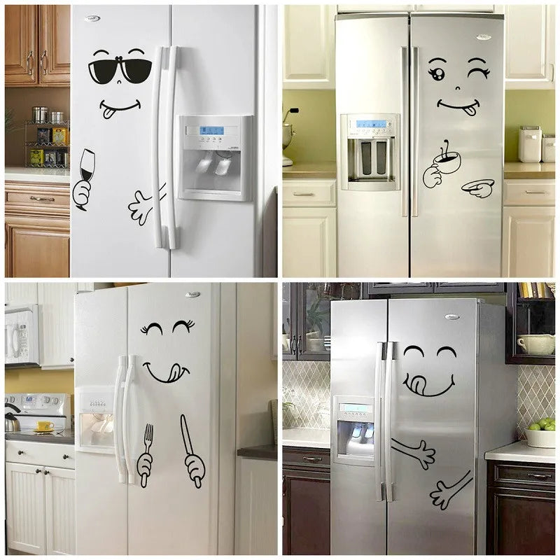 Cheerful Smiley Face Wall Stickers: Fun DIY Kid Home Decoration