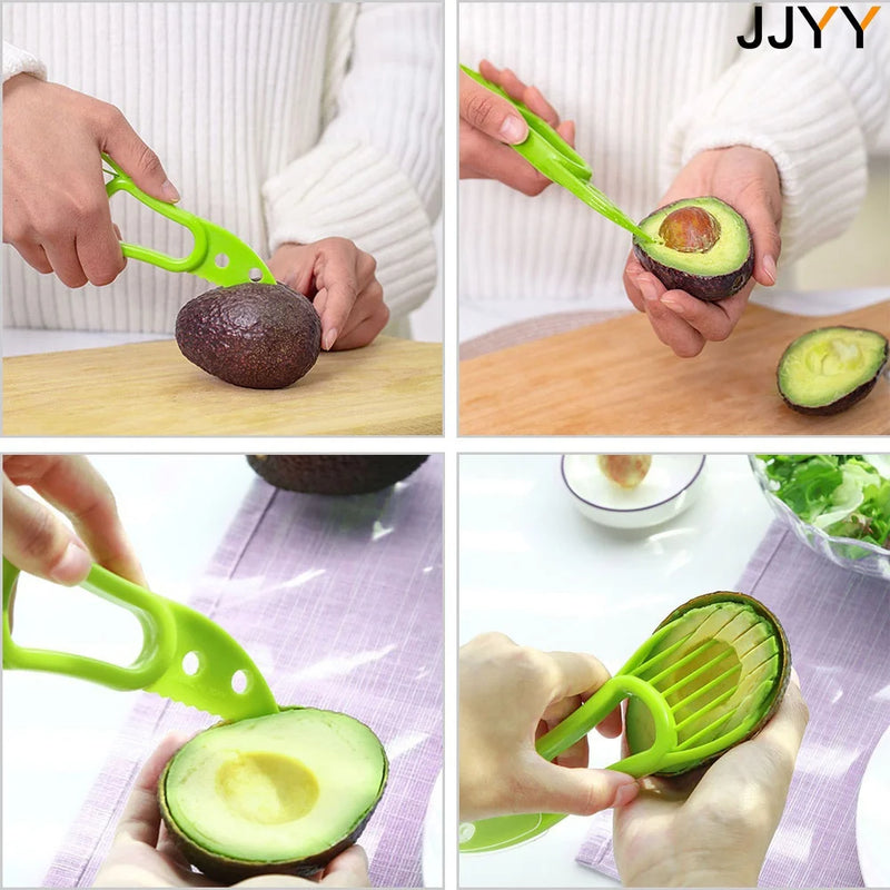 JJYY 3-in-1 Avocado Slicer: Kitchen Tool