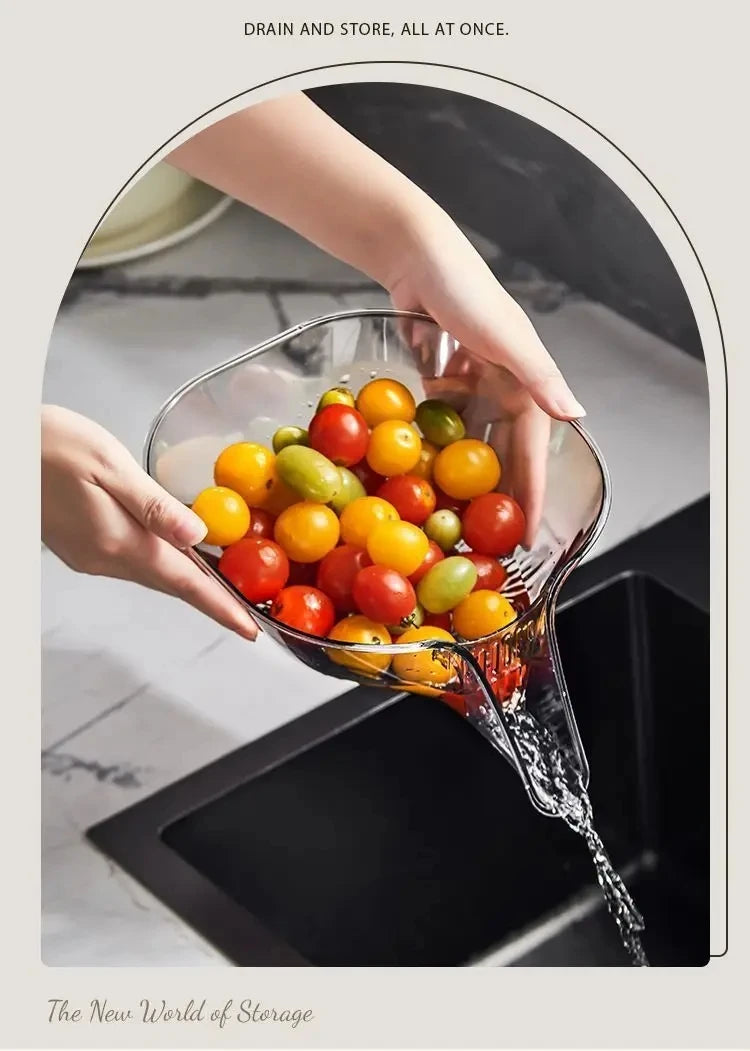 Multi-functional Sink Strainer Basket: Kitchen Drain Organizer