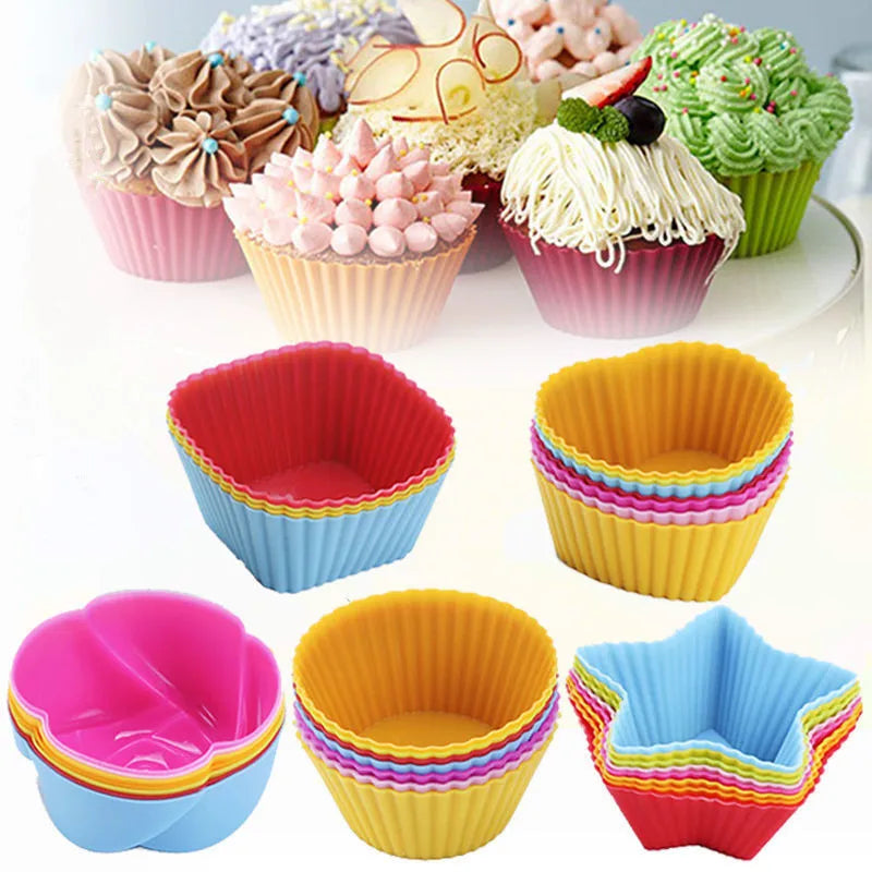 Silicone Muffin Mold Set: Perfect for Baking and Cake Decorating