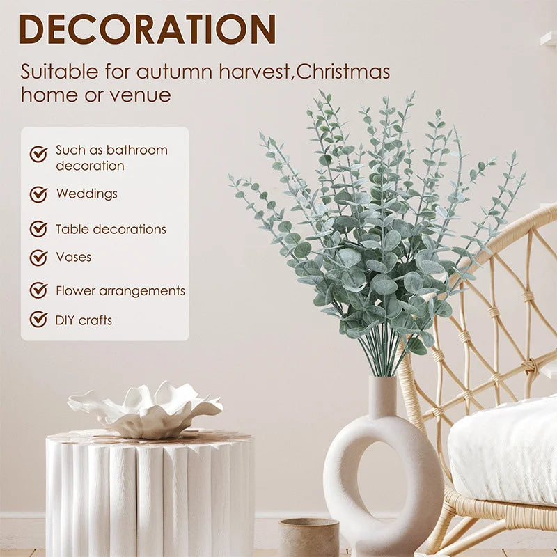 Artificial Eucalyptus Leaves: Perfect for Home Decor