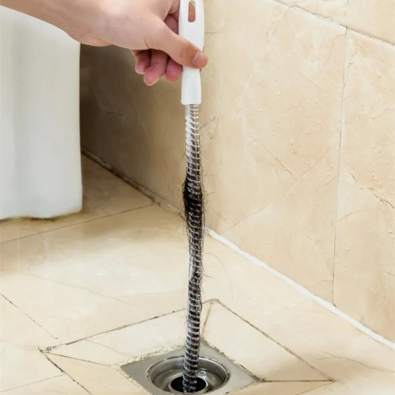 Bathroom Pipe Dredging Brush: Flexible Drain Cleaner Tool