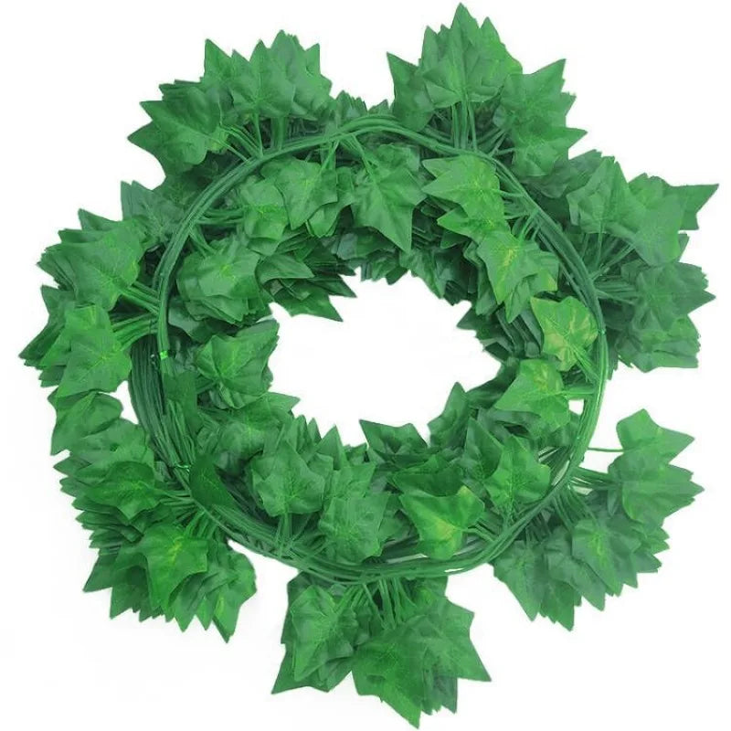 Artificial Ivy Garland: Outdoor Greenery for Festival Garden Home Décor