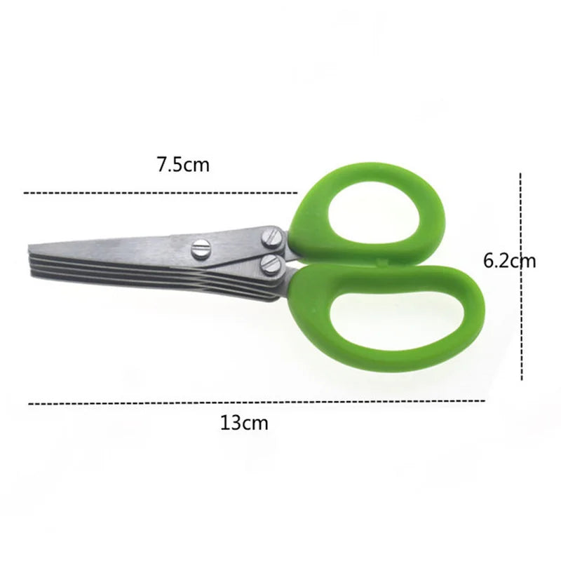 Multi-Mini-Layer Stainless Steel Kitchen Scissors: Versatile Cooking Tool