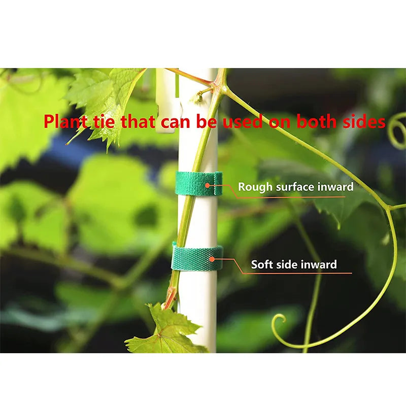 Green Garden Twine: Nylon Plant Ties for Bamboo Cane Support