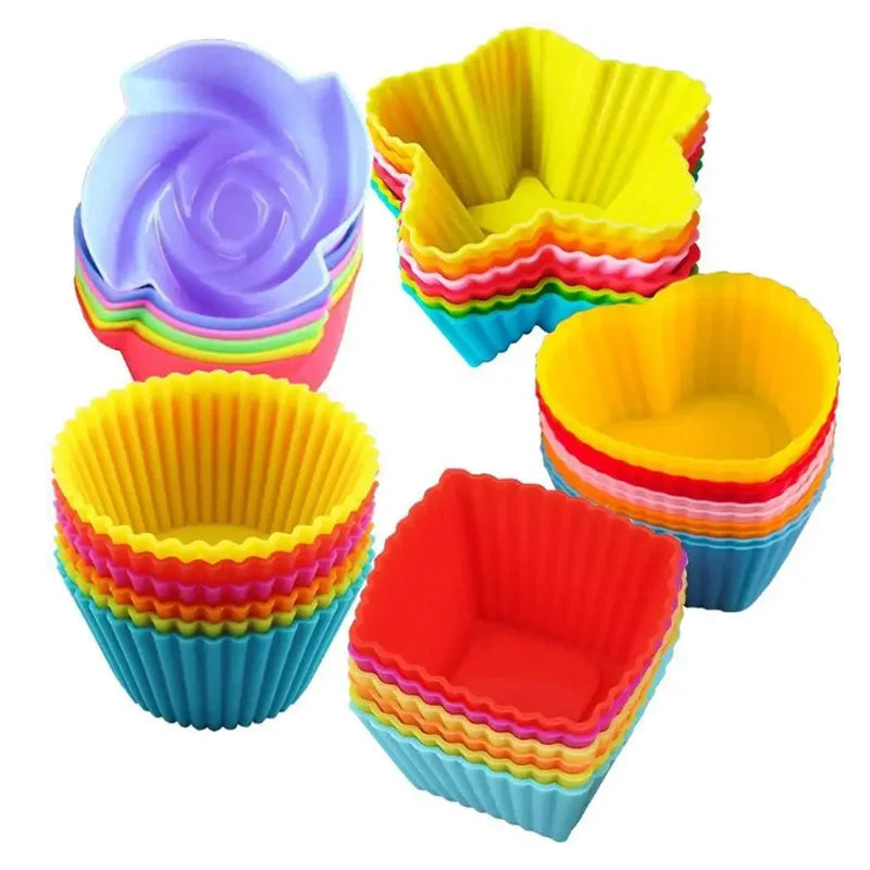 Silicone Muffin Mold Set: Perfect for Baking and Cake Decorating