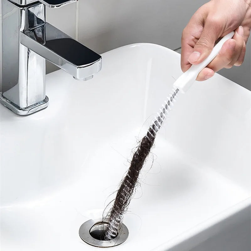 Bathroom Pipe Dredging Brush: Flexible Drain Cleaner Tool