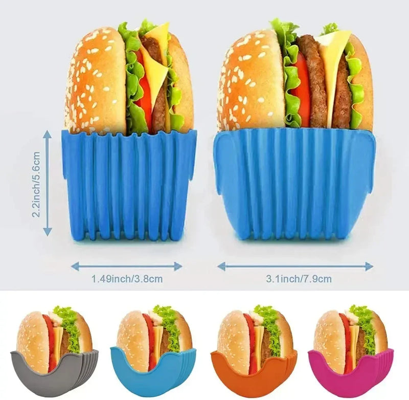 Silicone Burger Rack: Handy Kitchen Organizer for Kids