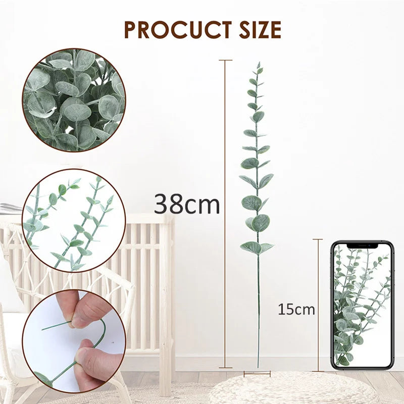 Artificial Eucalyptus Leaves: Perfect for Home Decor