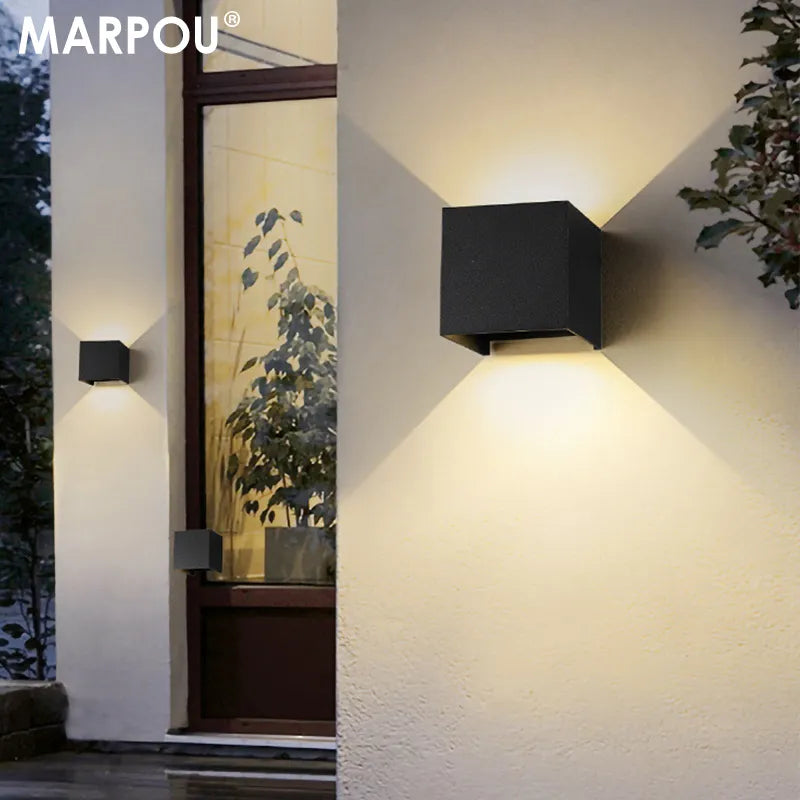 Glowing Gateway: MARPOU LED Wall Lamp