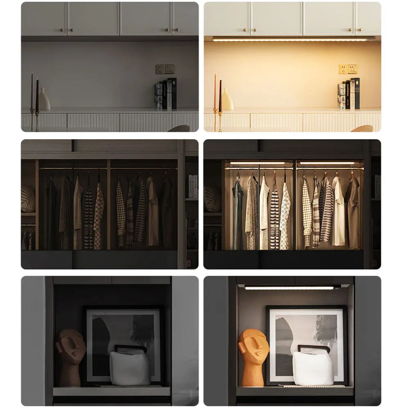 Motion Sensor Night Light: USB Under-Cabinet Lighting for Any Space