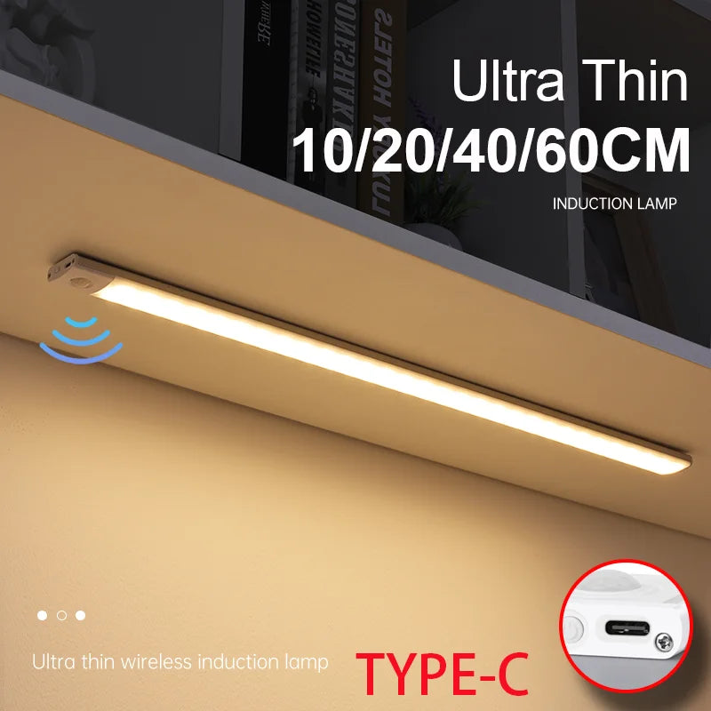 Motion Sensor Night Light: USB Under-Cabinet Lighting for Any Space