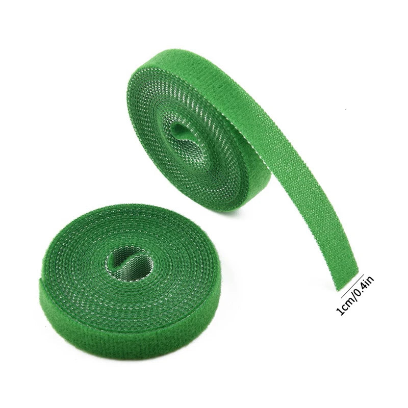 Green Garden Twine: Nylon Plant Ties for Bamboo Cane Support