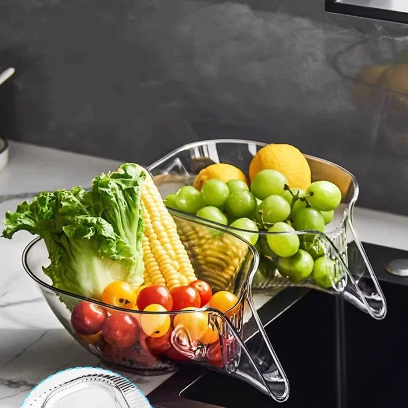 Multi-functional Sink Strainer Basket: Kitchen Drain Organizer