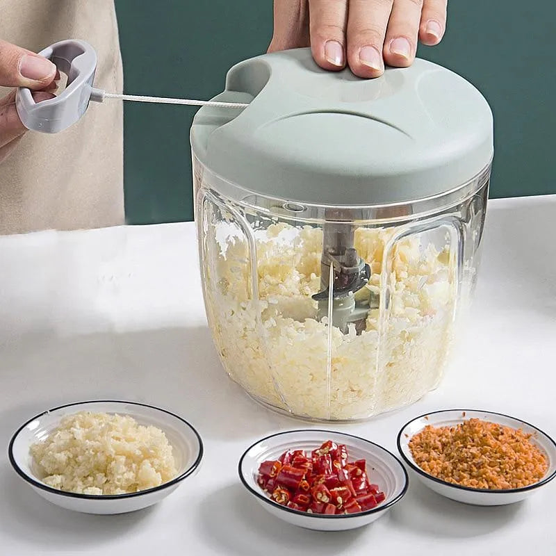 Manual Meat Mincer & Garlic Chopper: Kitchen Accessory