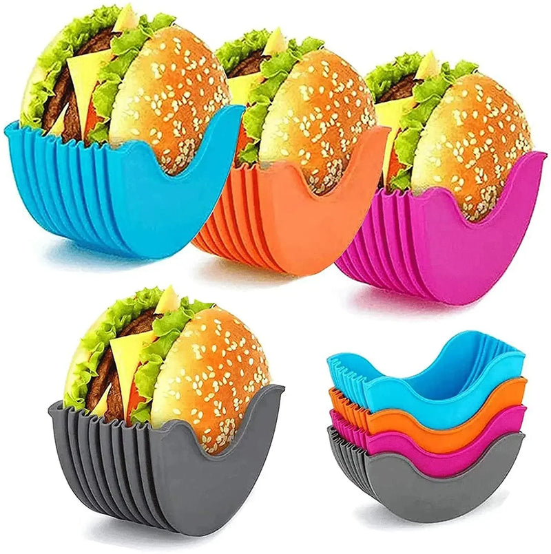 Silicone Burger Rack: Handy Kitchen Organizer for Kids