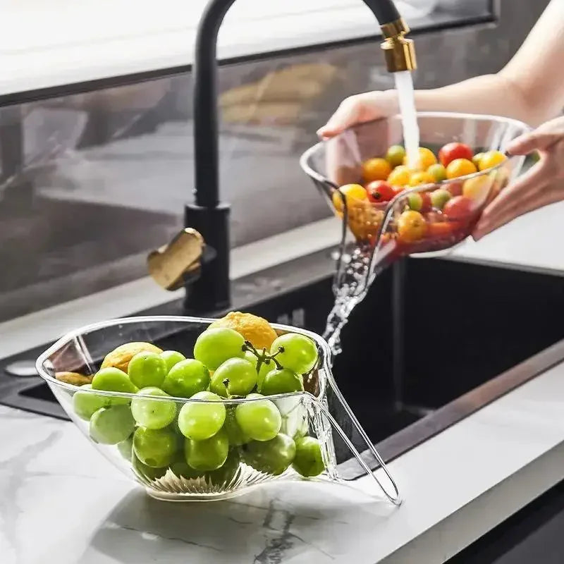 Multi-functional Sink Strainer Basket: Kitchen Drain Organizer