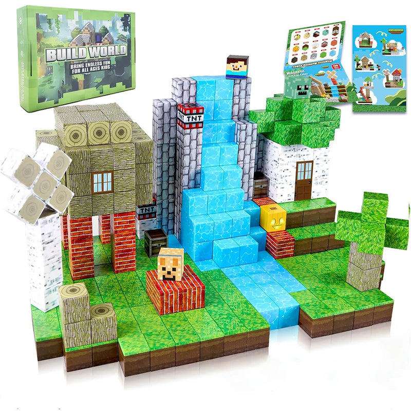 🔥SPECIAL BLACK NOVEMBER 50%OF🔥 Minecraft SPECIAL EDITION® Magnetic Blocks Toys