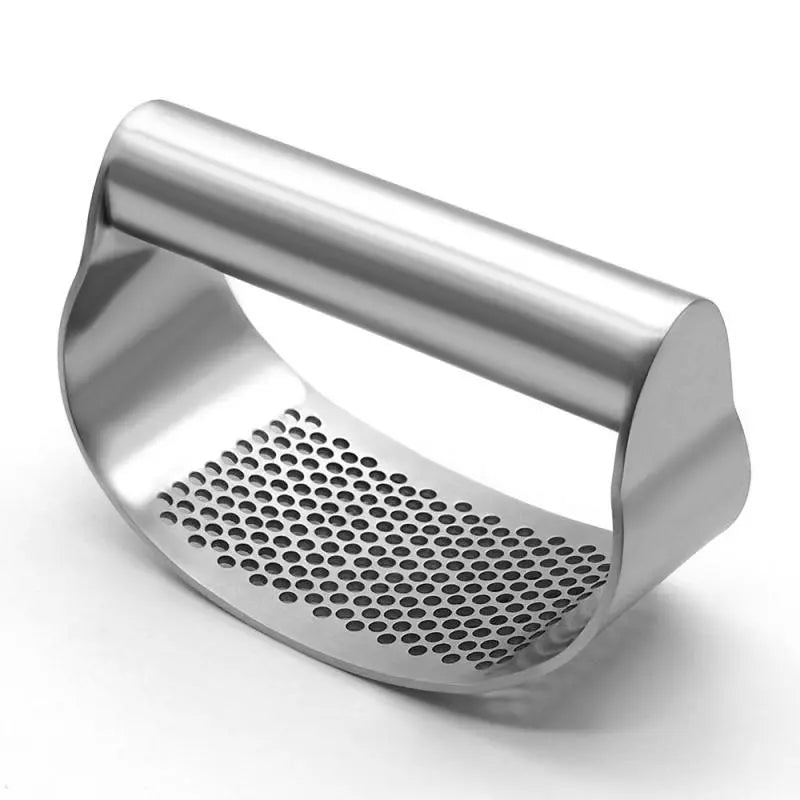 Stainless Steel Garlic Press: Kitchen Gadget