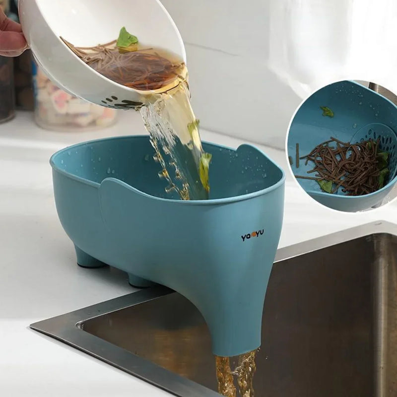 Elephant Sculpt Sink Strainer: Kitchen Drain Basket