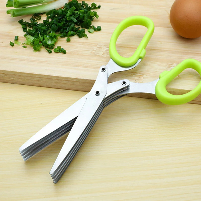 Multi-Mini-Layer Stainless Steel Kitchen Scissors: Versatile Cooking Tool