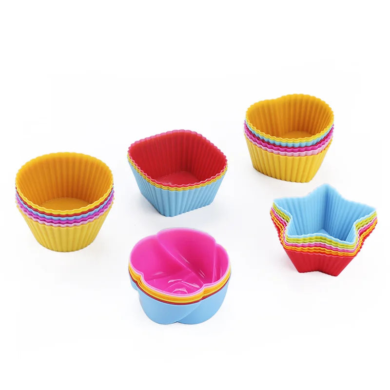 Silicone Muffin Mold Set: Perfect for Baking and Cake Decorating