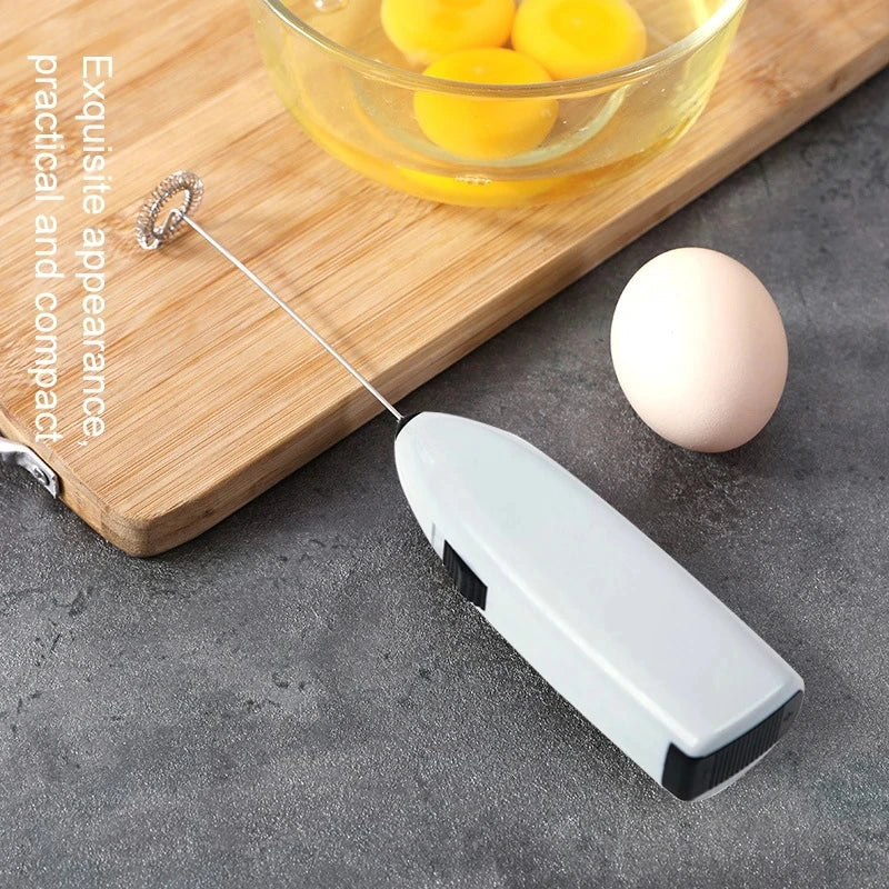 Portable Automatic Milk Frother: Electric Coffee Whisk for Kitchen